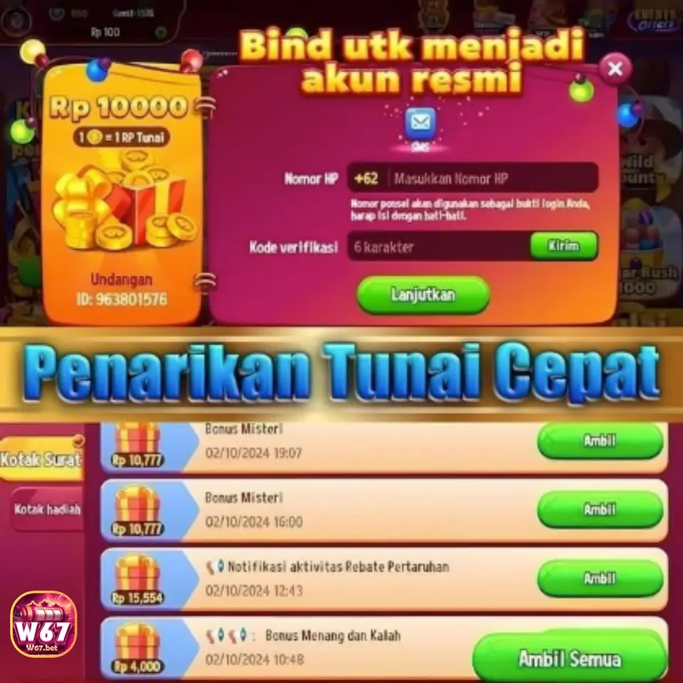 w67 Masuk